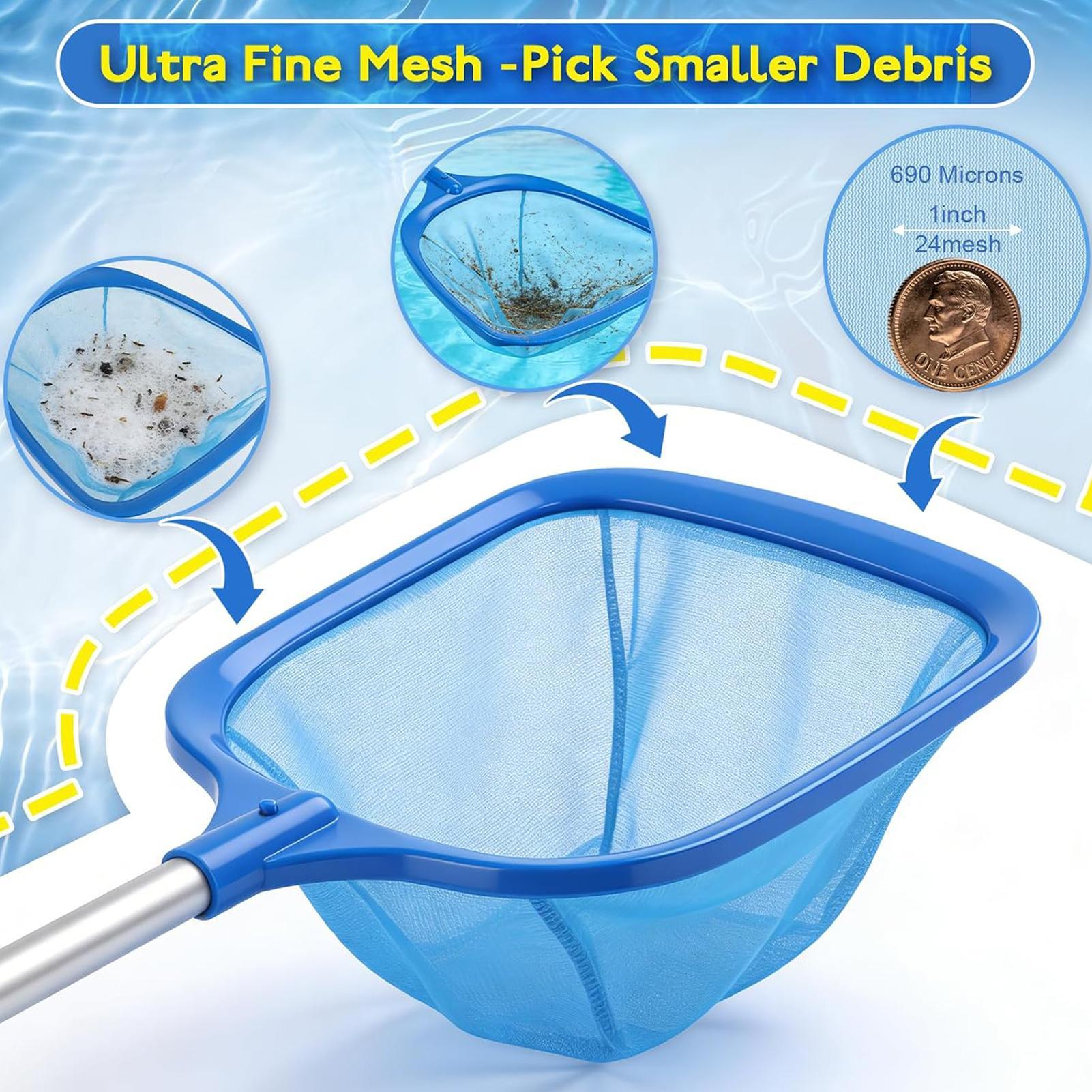 Gardening Tools Water - Épuisette de piscine en maille pour