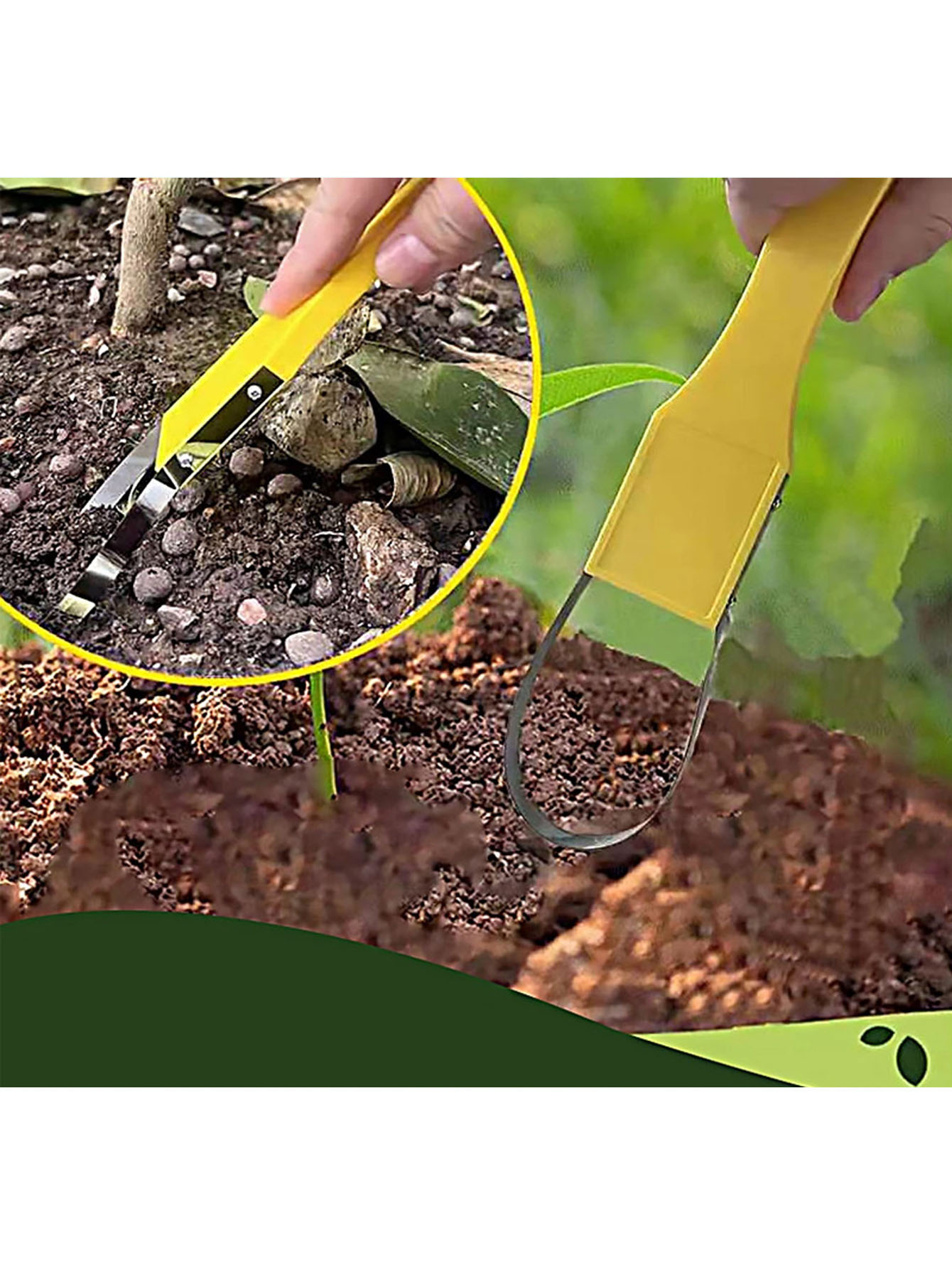 Weed Puller - Désherbeur manuel en plastique durable avec