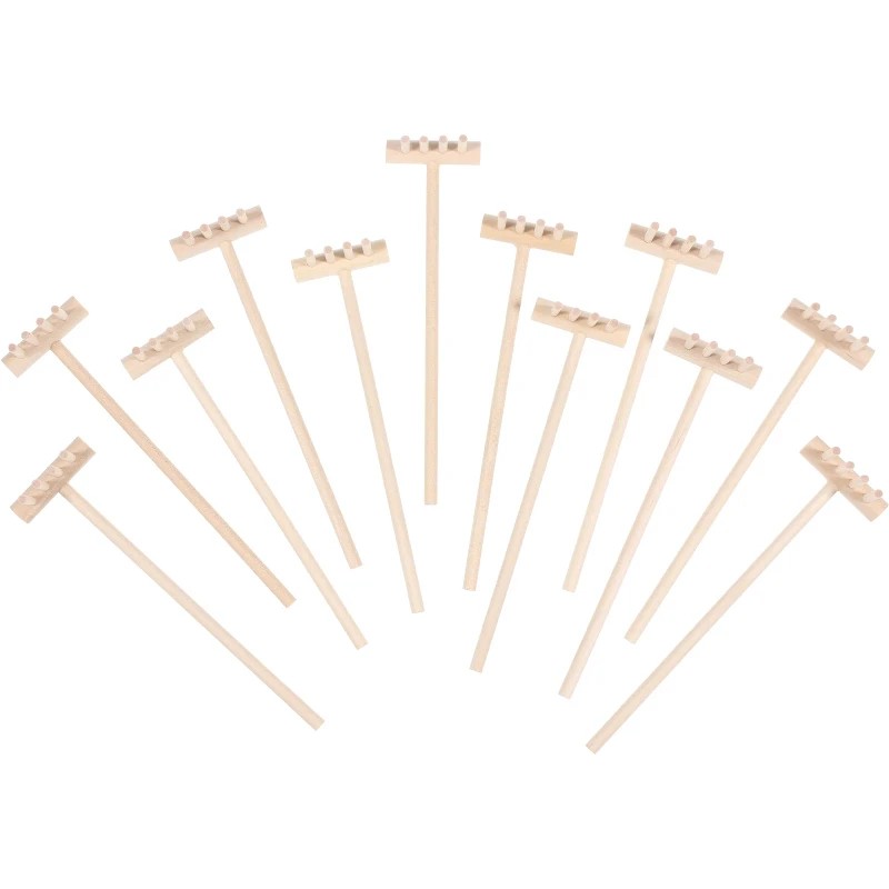 Zen Gardening Tools - Ensemble de 6 mini râteaux en