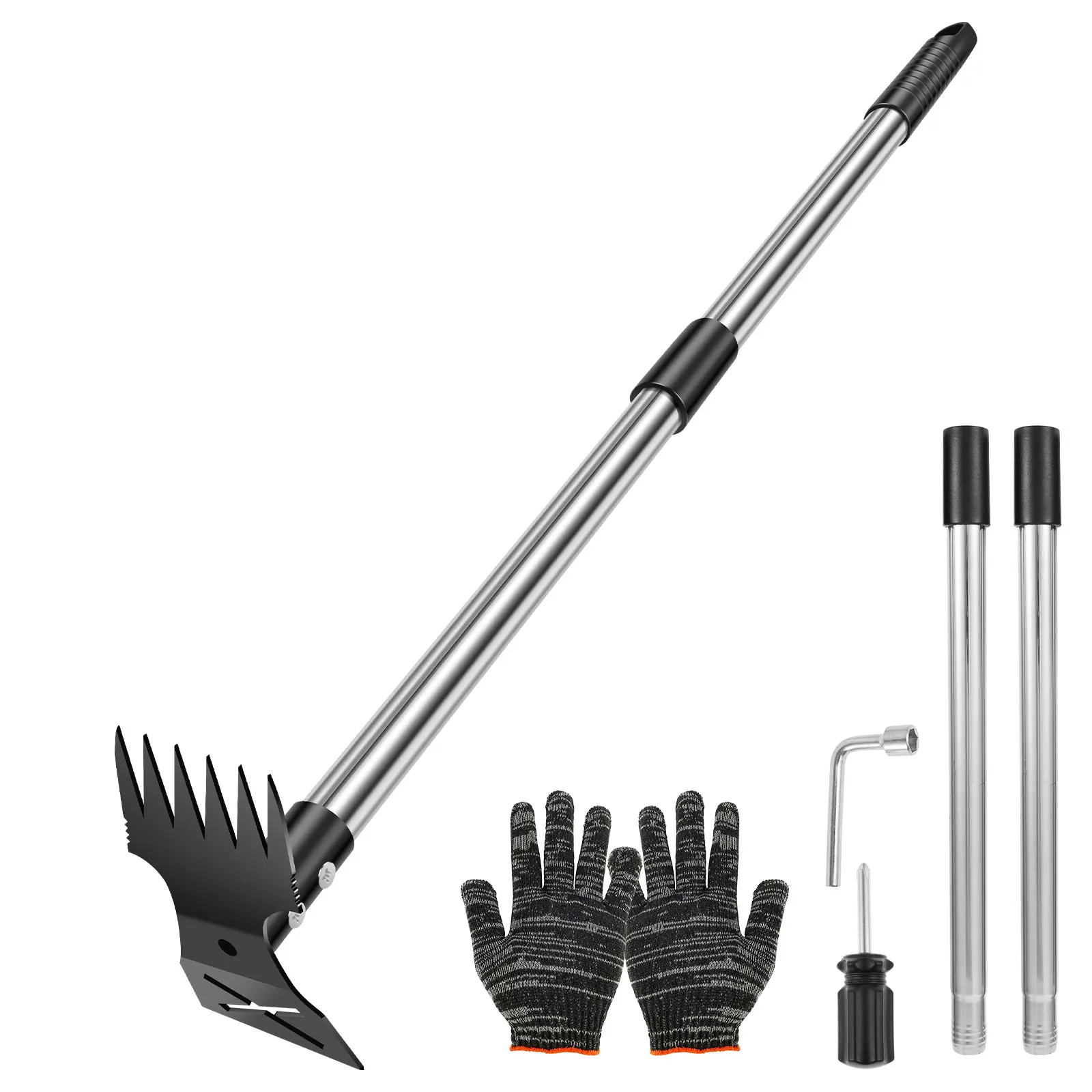 Weed Puller - Râteau à chaume de jardin en