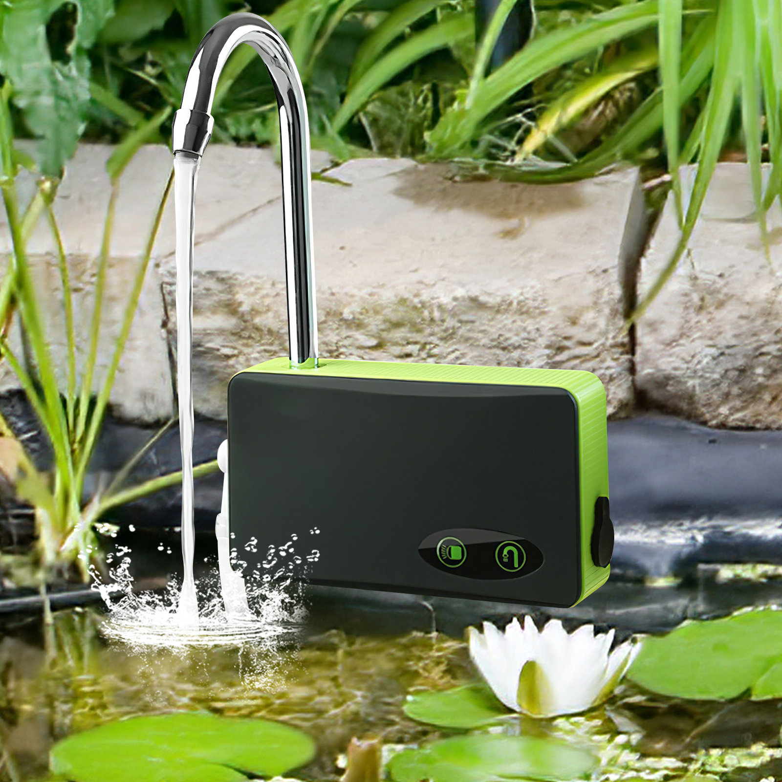 Gardening Tools Water - Pompe à oxygène portable trois-en-un pour