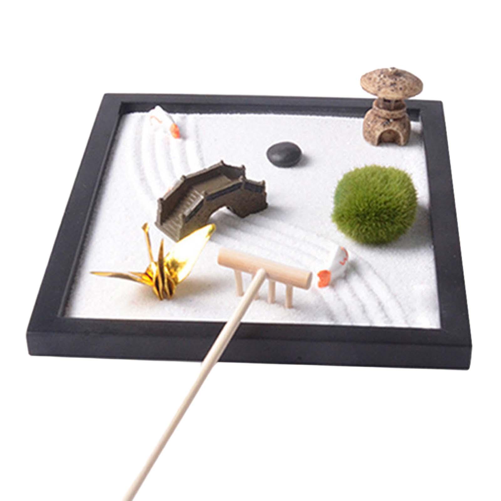 Zen Gardening Tools - Plateau de sable de jardin Zen