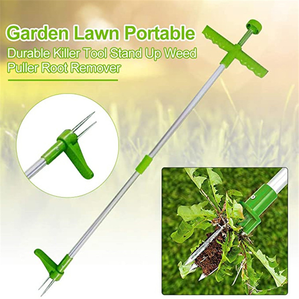 Weed Puller - Désherbeur, tube en aluminium, coupe-racines, coupe-herbe,