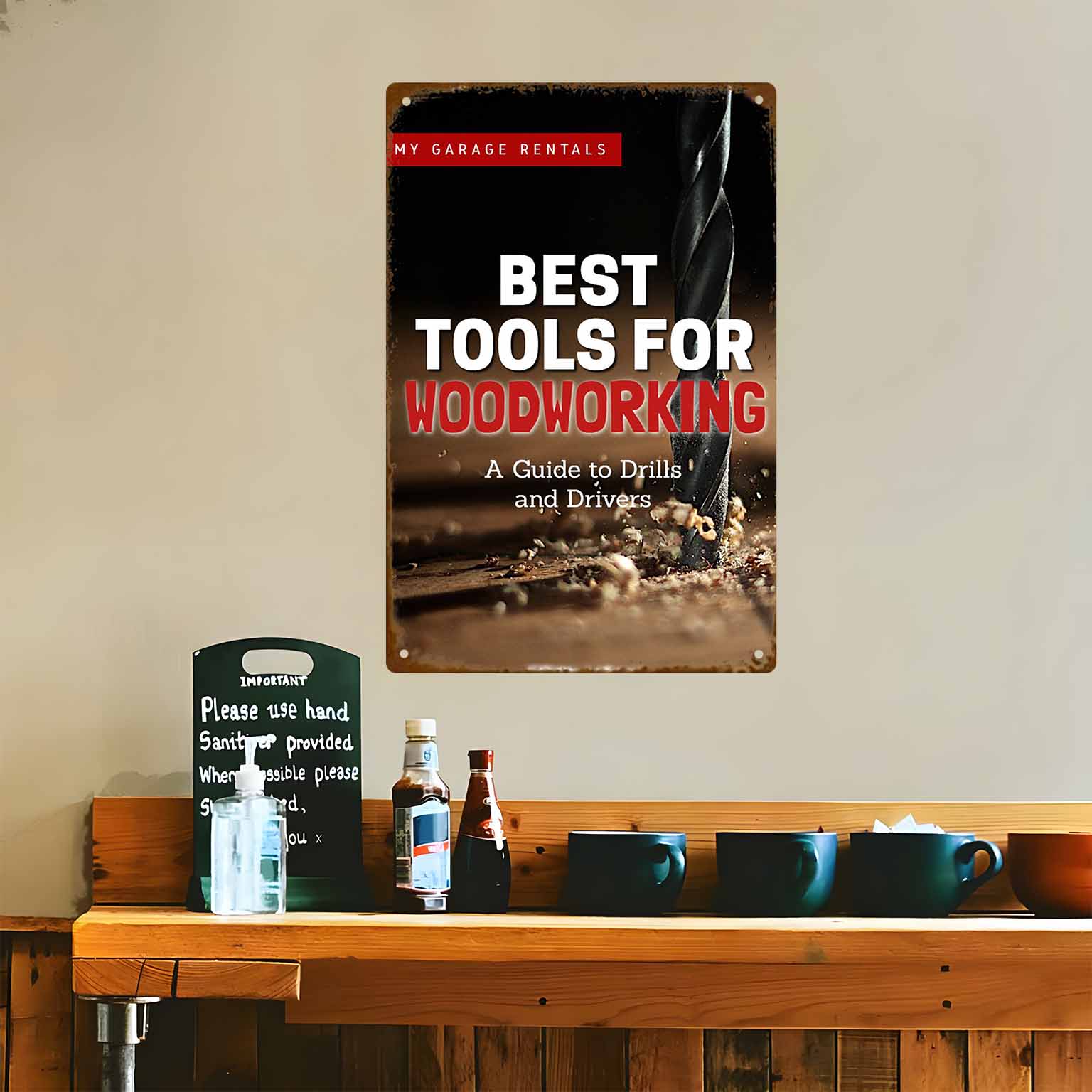 Panneau mural en métal 2D plat - Gardening Tools Best avis et prix