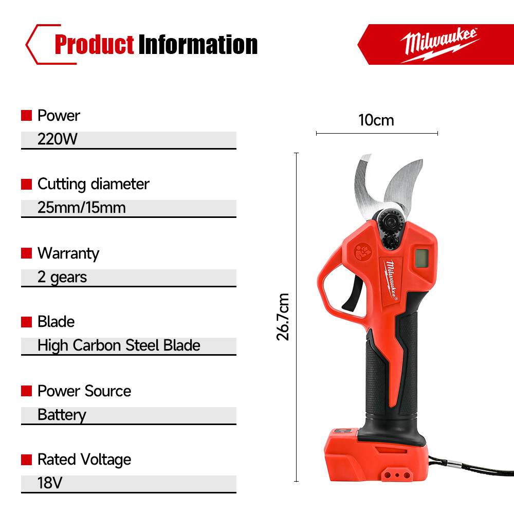 Cisailles électriques sans fil - Gardening Tools Usa avis et prix