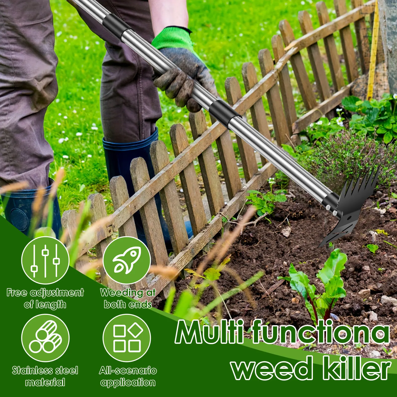 Râteau à chaume de jardin en a - Weed Puller avis et prix