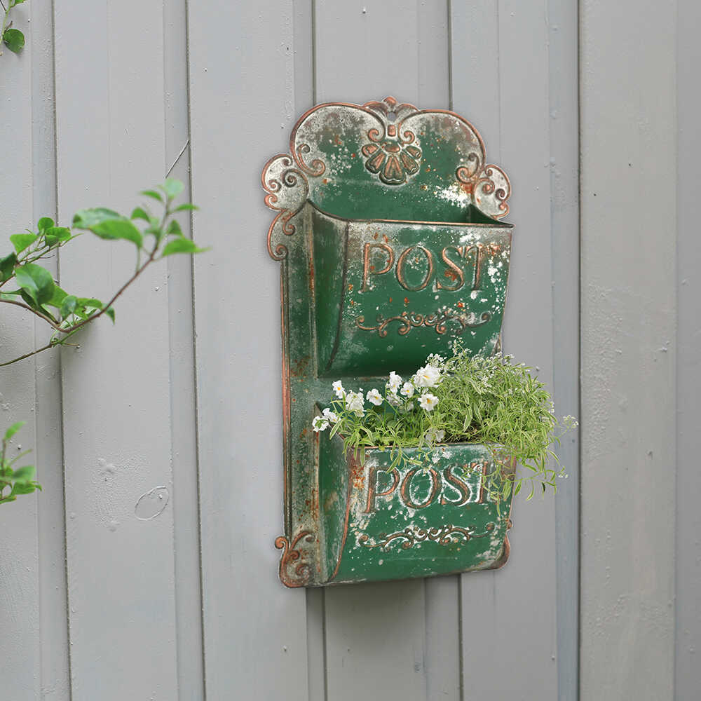 Panier mural rustique en fer f - Gardening Tools Vintage avis et prix