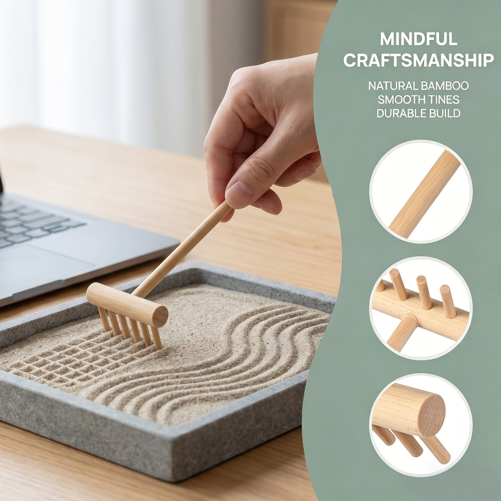 Lot de 10 mini-raquettes de ja - Zen Gardening Tools avis et prix