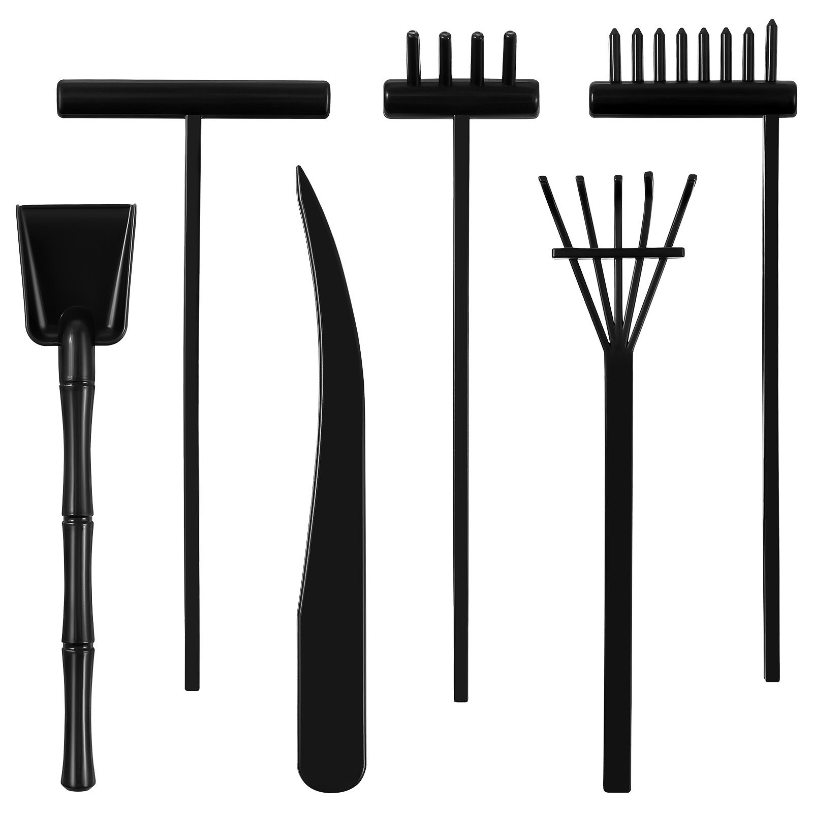 Lot de 6 mini-raquettes de jar - Zen Gardening Tools avis et prix