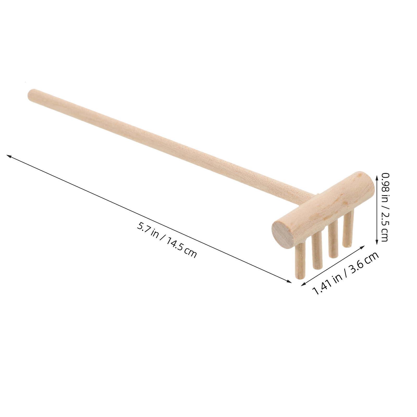 Râteau à sable miniature en ba - Zen Gardening Tools avis et prix