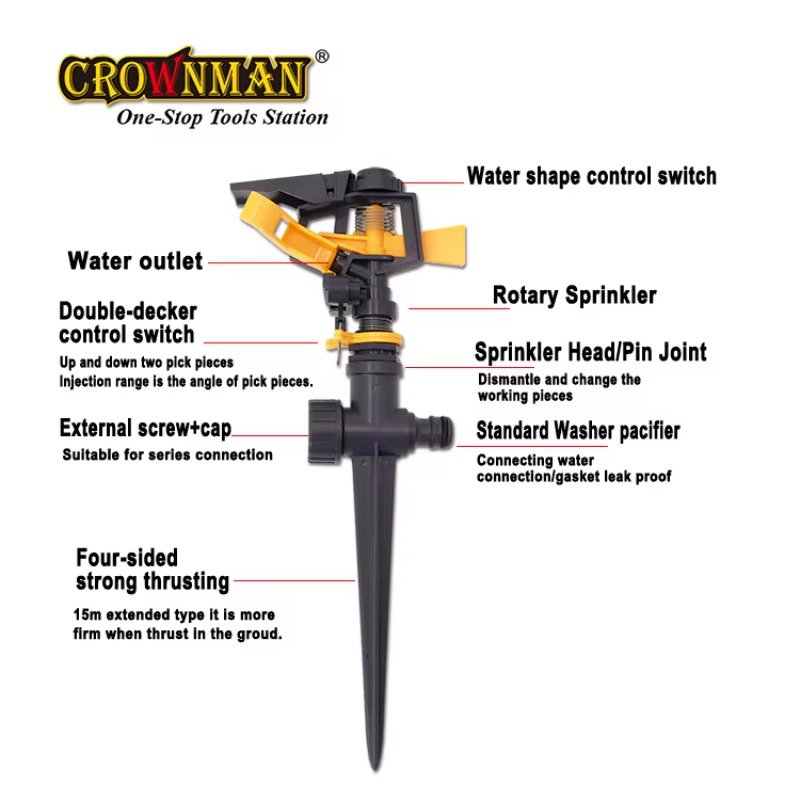 Outils de jardin, arroseur rot - Gardening Tools Water avis et prix
