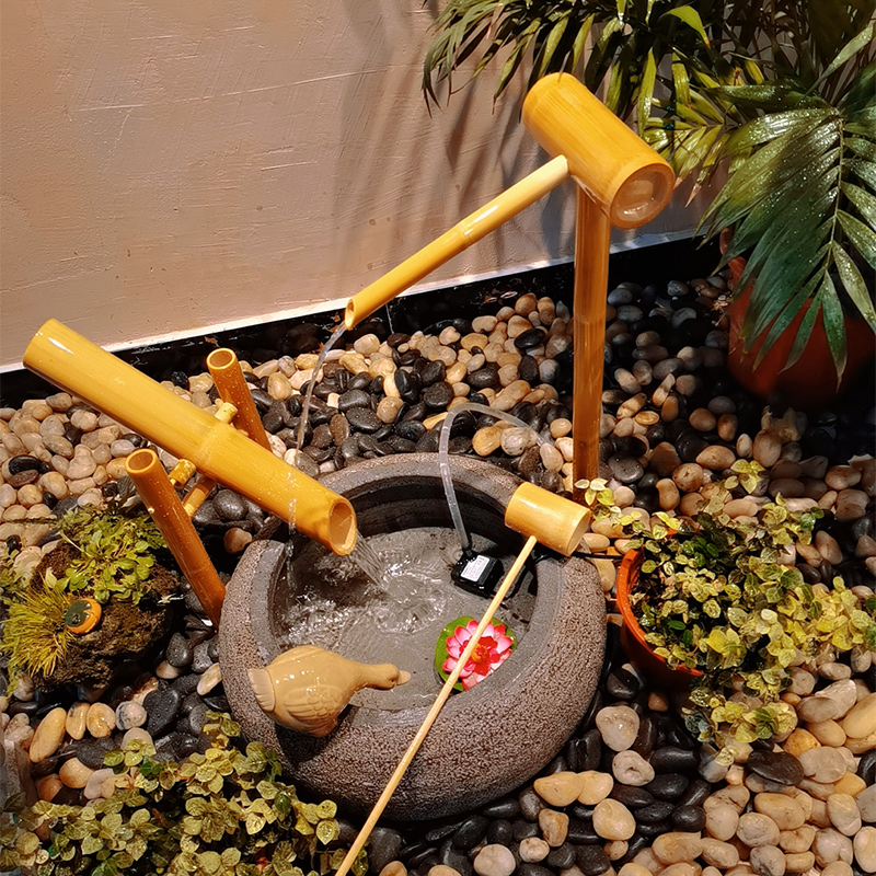 Bol en pierre Jinglu en bambou - Zen Gardening Tools avis et prix